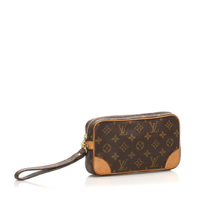 Monogram Marly Dragonne PM Wristlet