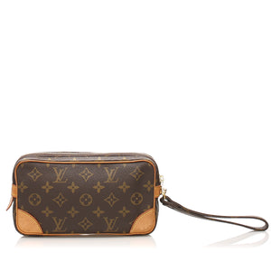 Monogram Marly Dragonne PM Wristlet