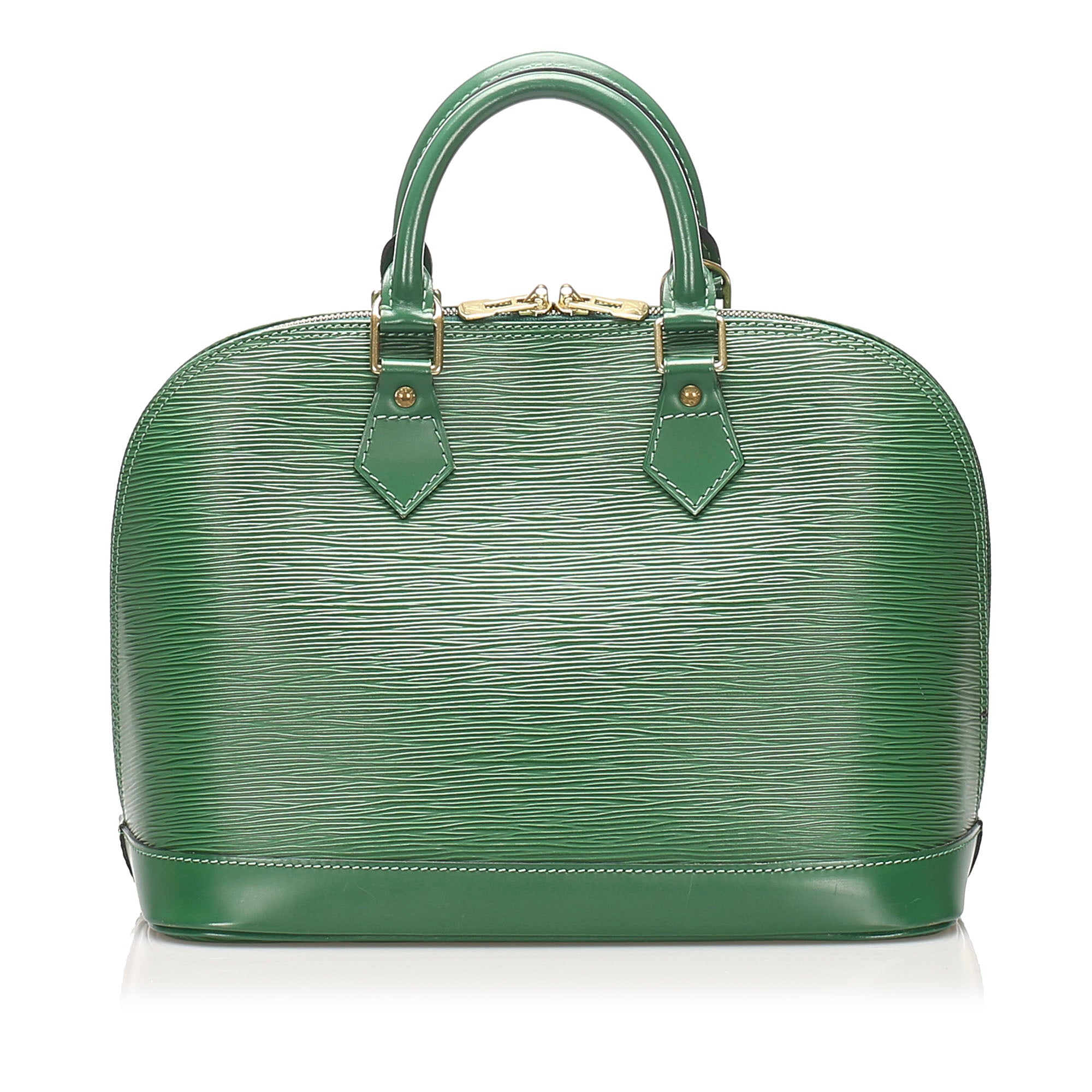 Louis Vuitton Alma Handbag Epi Leather BB Green 2382952