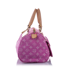 Monogram Denim Neo Speedy Pink SHW