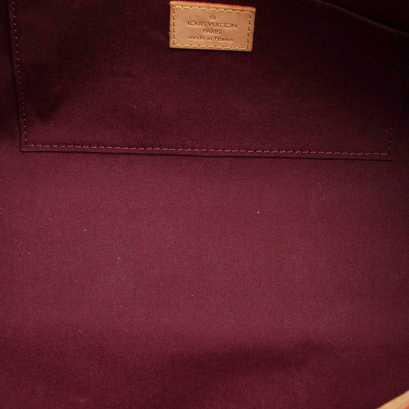 Purple Louis Vuitton Monogram Vernis Roxbury Drive Satchel