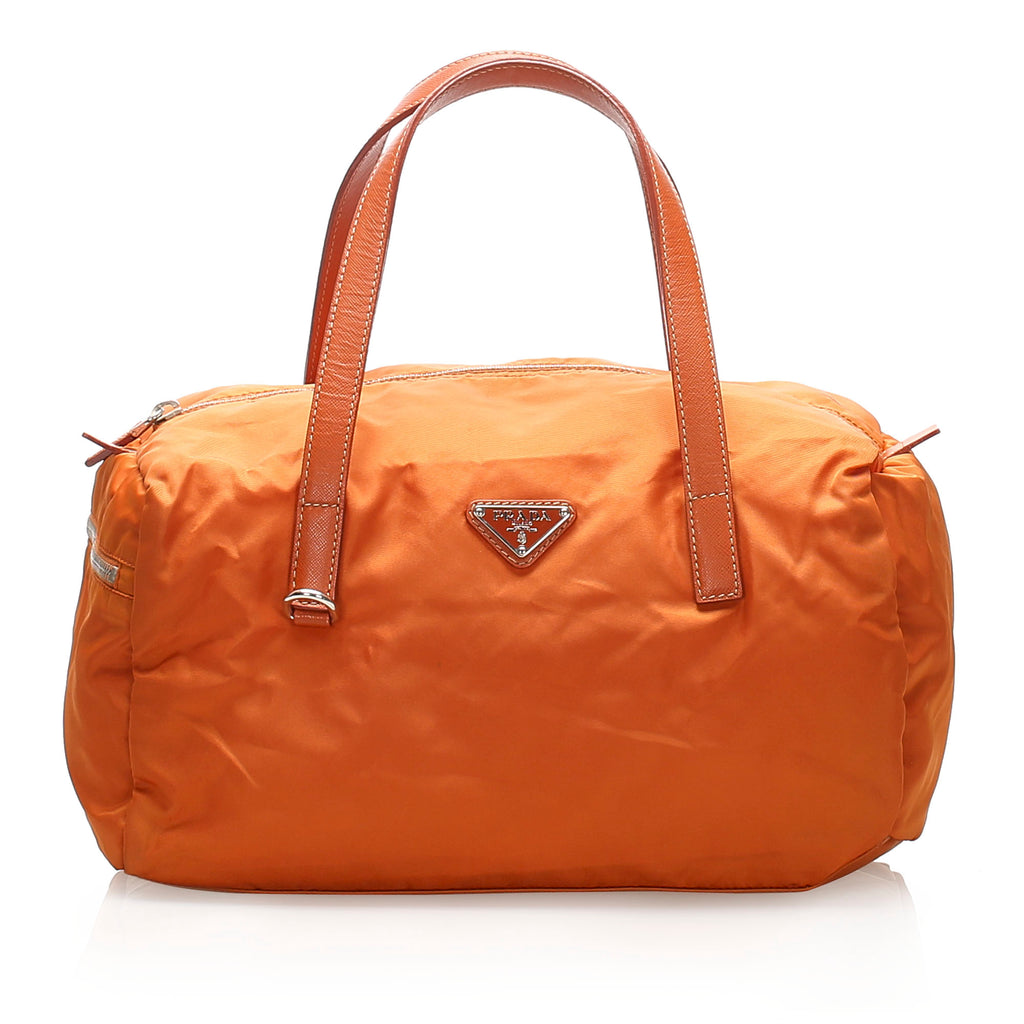 Prada Tessuto Handbag Orange