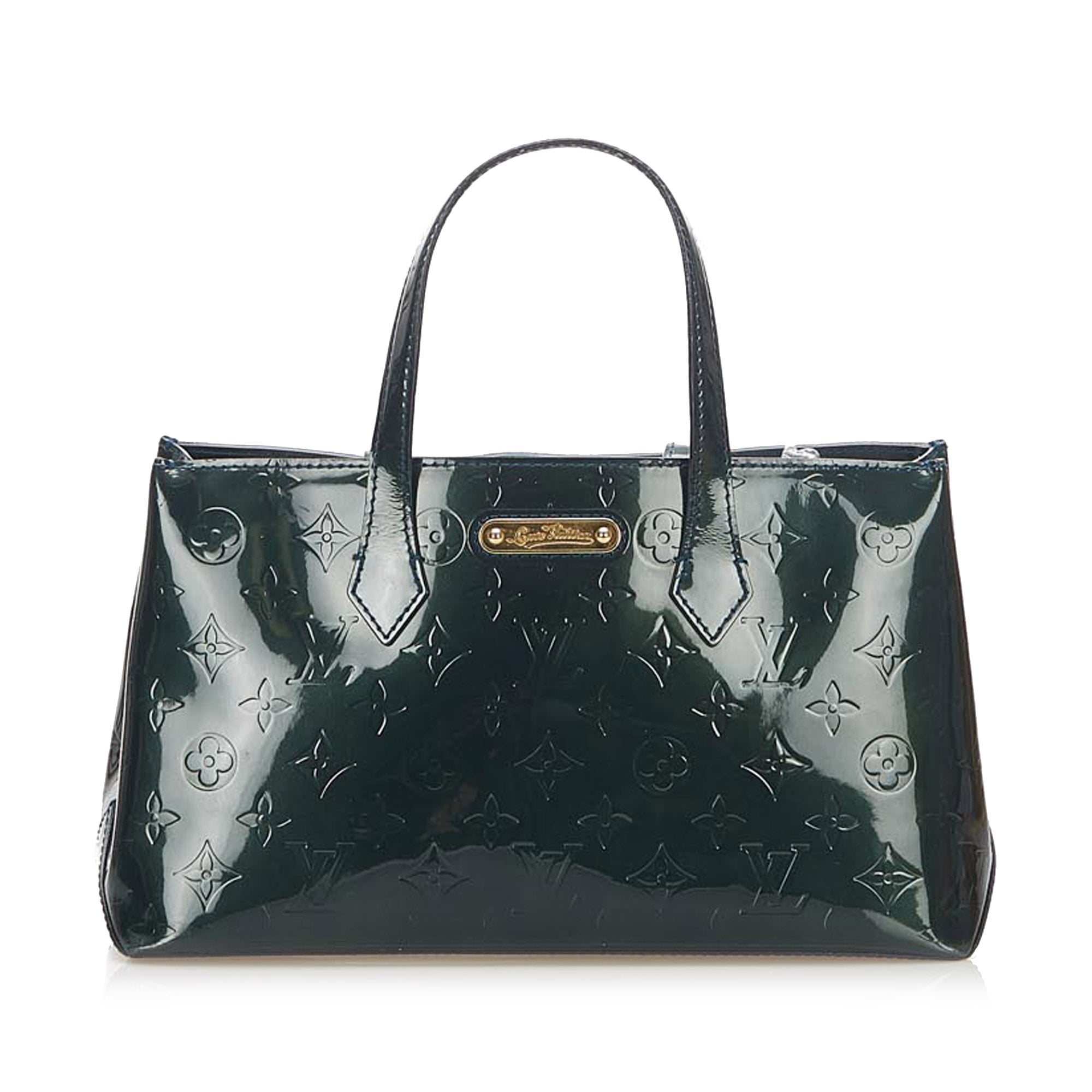 Louis Vuitton Wilshire PM Monogram Vernis Patent Leather Tote on