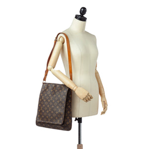 Monogram Musette Salsa Long Strap Brown - Bag Religion