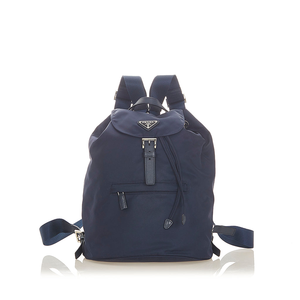 Tessuto Drawstring Backpack Blue - Bag Religion