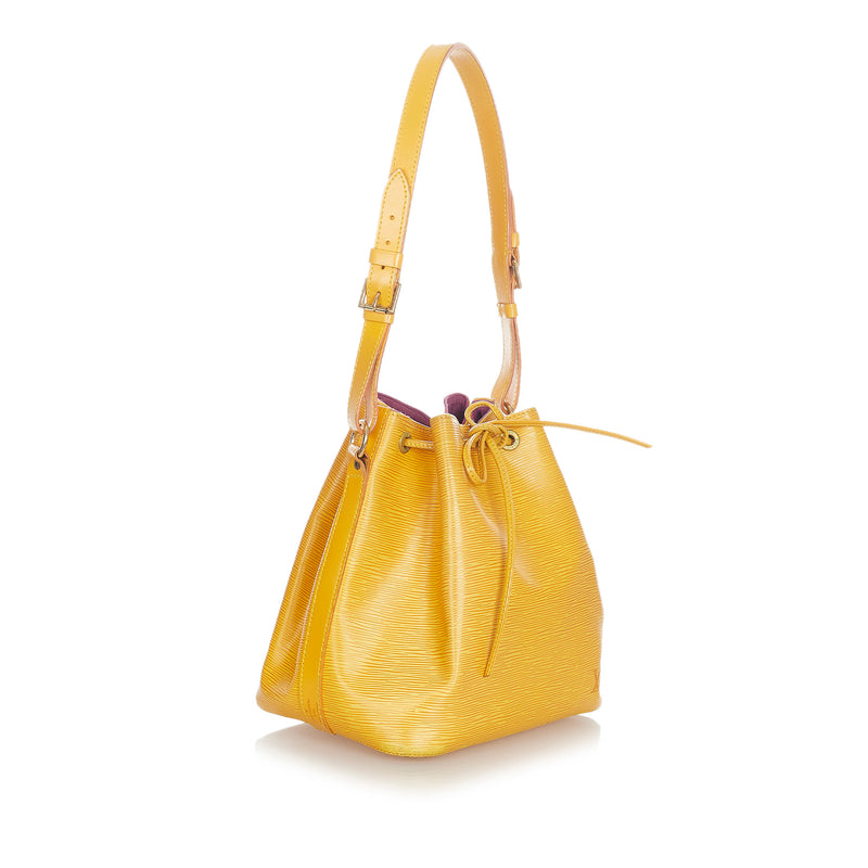 Louis Vuitton Yellow Epi Leather Petit Noe Bag Louis Vuitton