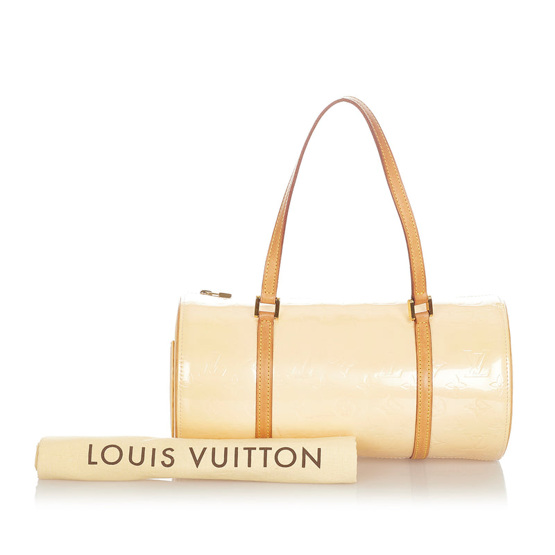 Louis Vuitton Bedford Purple Patent Leather Shoulder Bag (Pre-Owned)