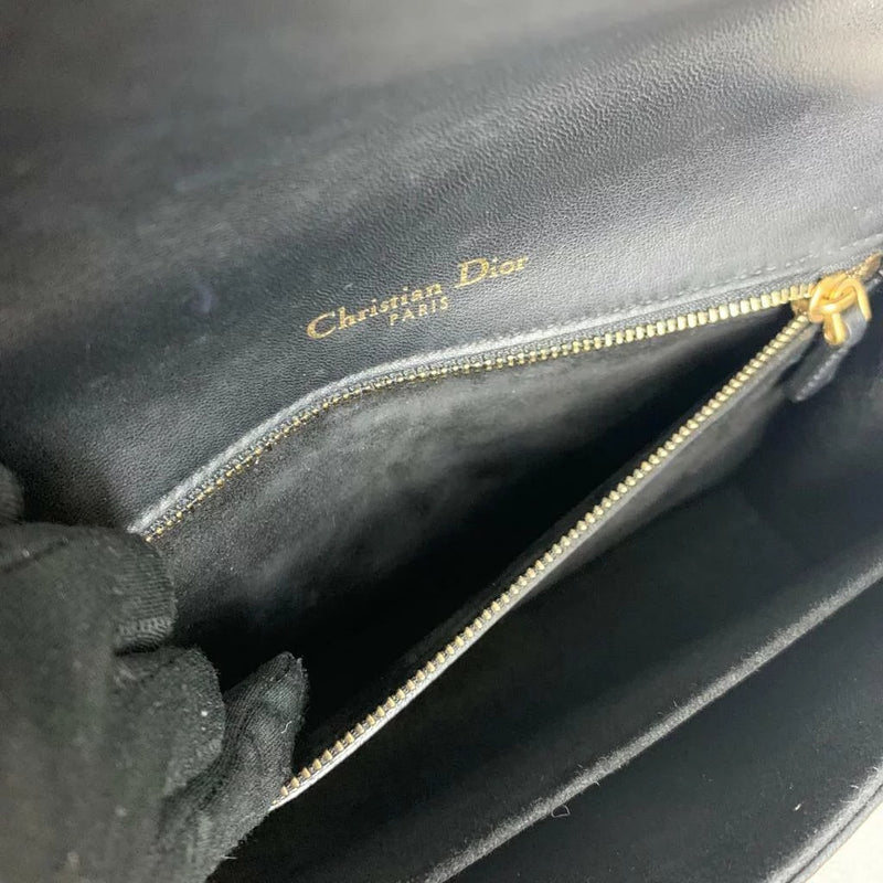 Christian Dior Embellished Diorama Medium Flap Bag