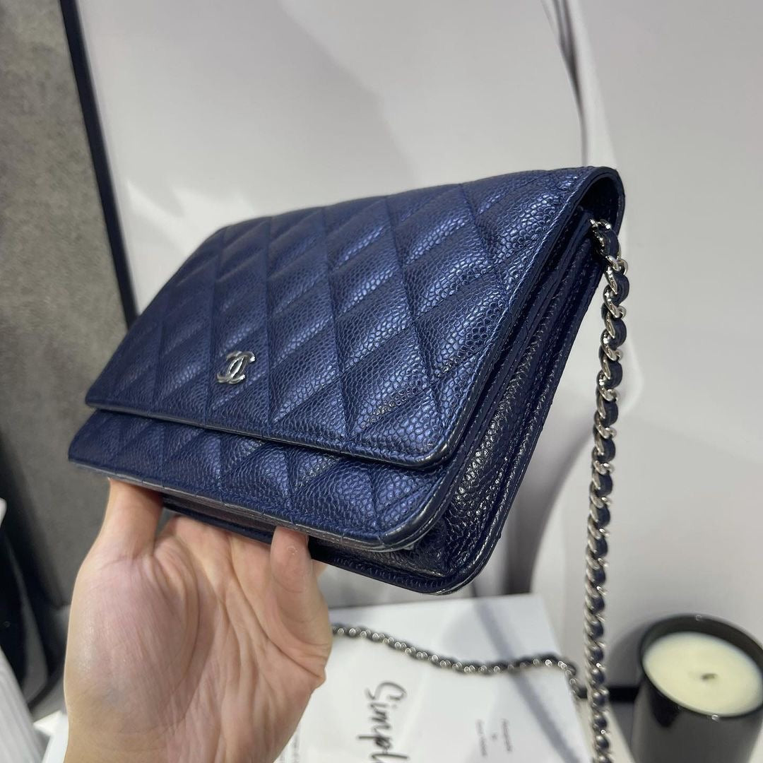 Chanel wallet on chain caviar sale