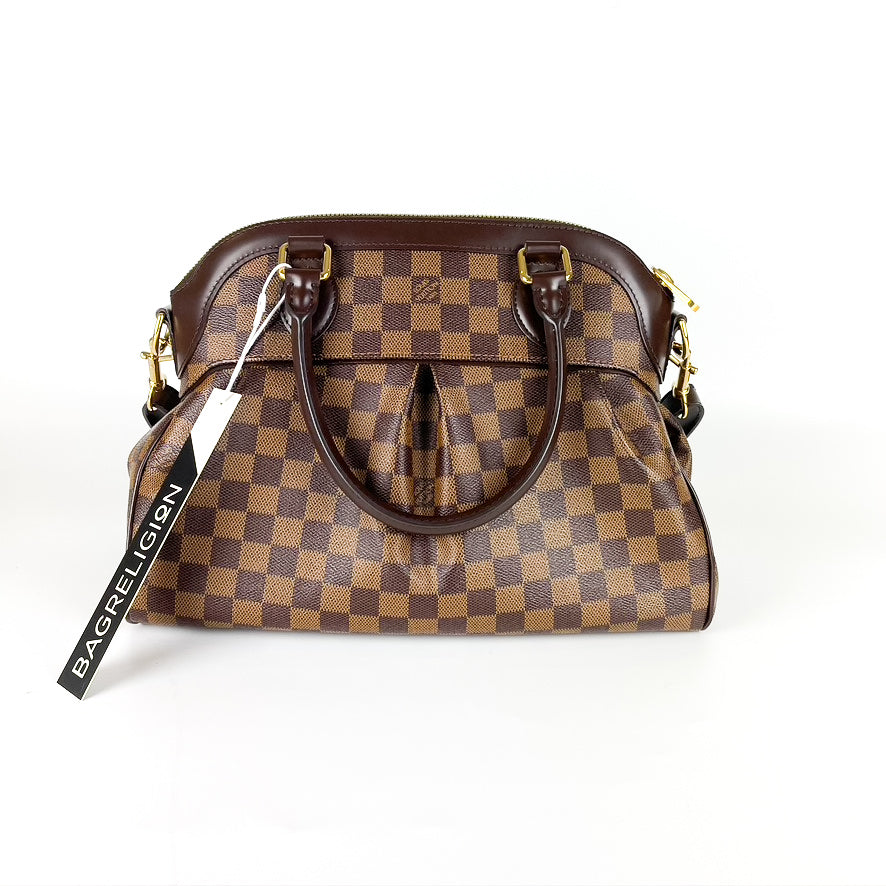 Louis Vuitton, Bags, Louis Vuitton Trevi Pm Damier Ebene Shoulder Bag In  Mint Condition