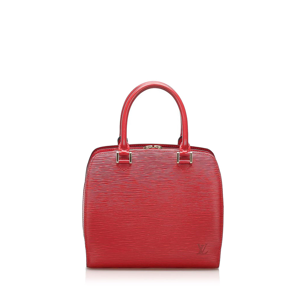 Epi Pont Neuf Tote in Red