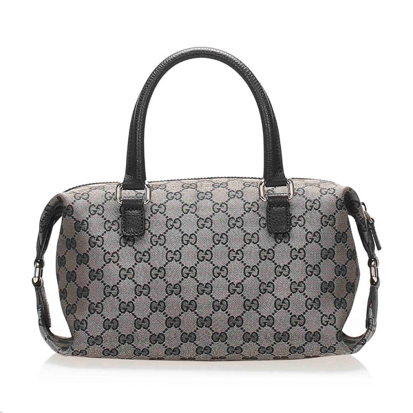 GG Canvas Handbag Gray | Bag Religion