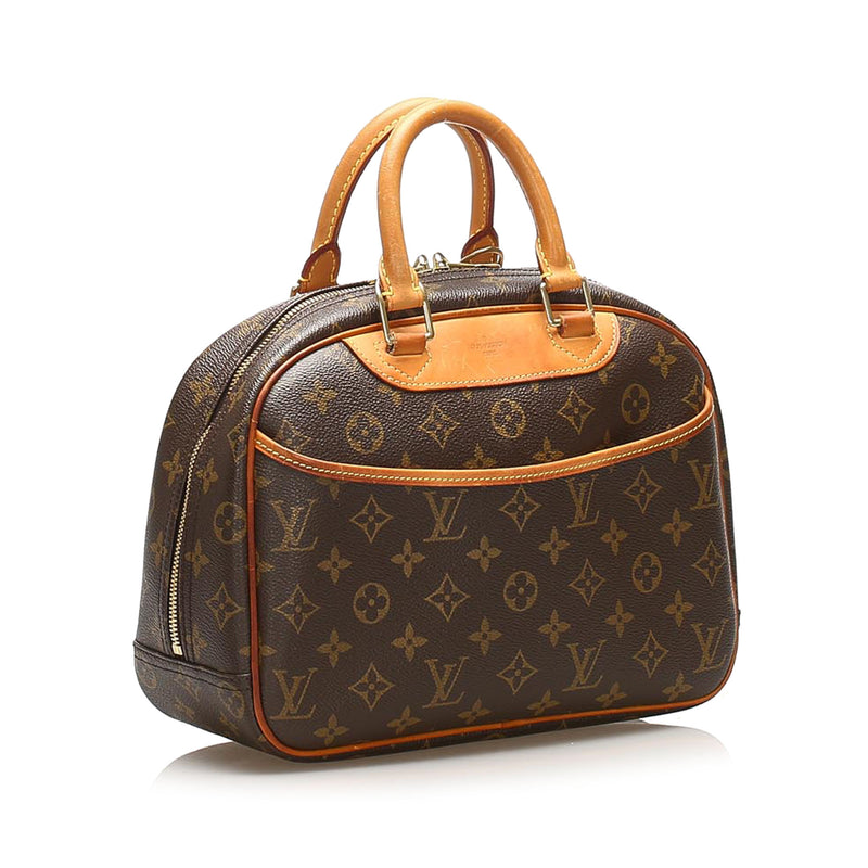 Louis Vuitton Damier Deauville Bowling Vanity Handbag Mini Boston Spec