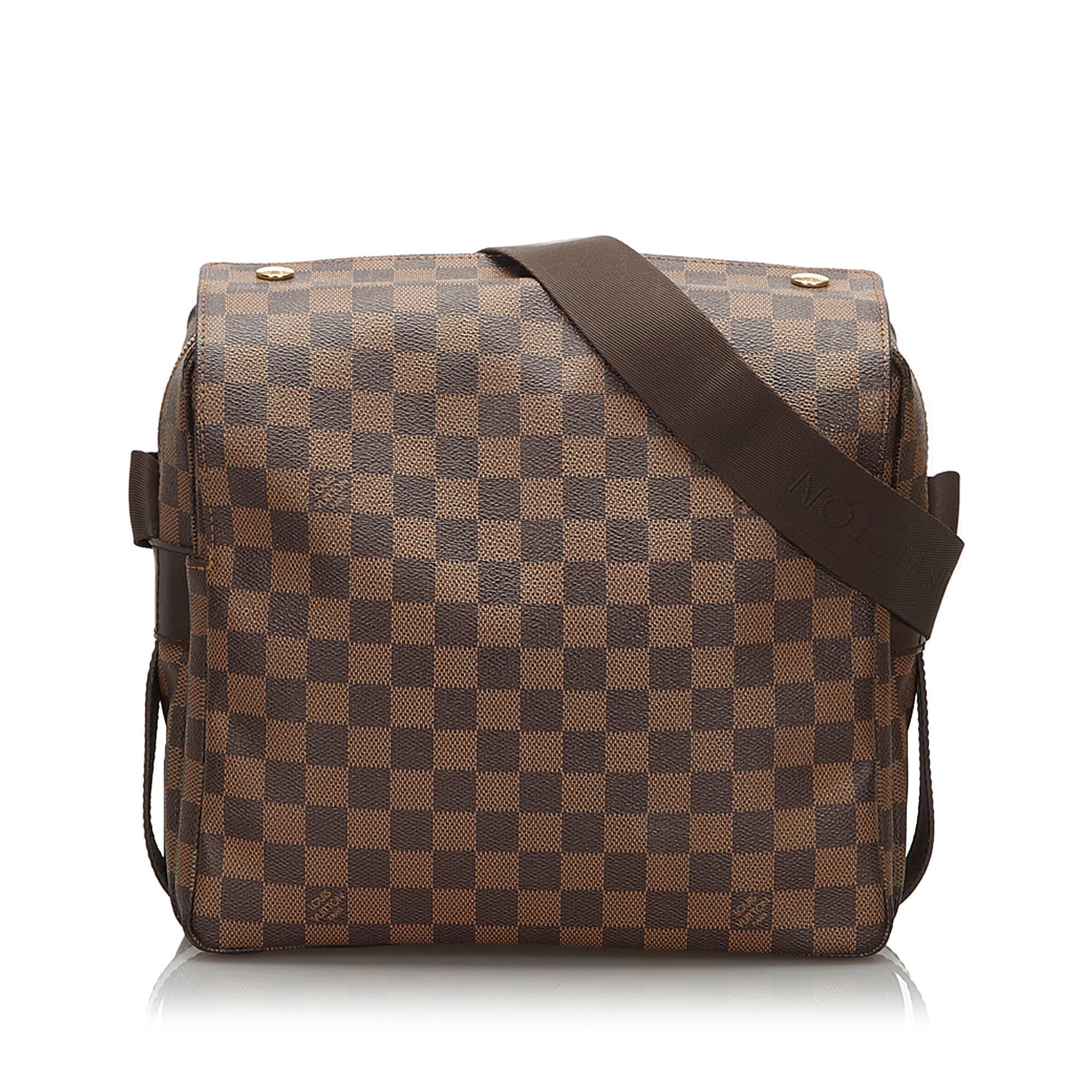 Louis Vuitton Naviglio Damier Ebene Messenger Bag Brown