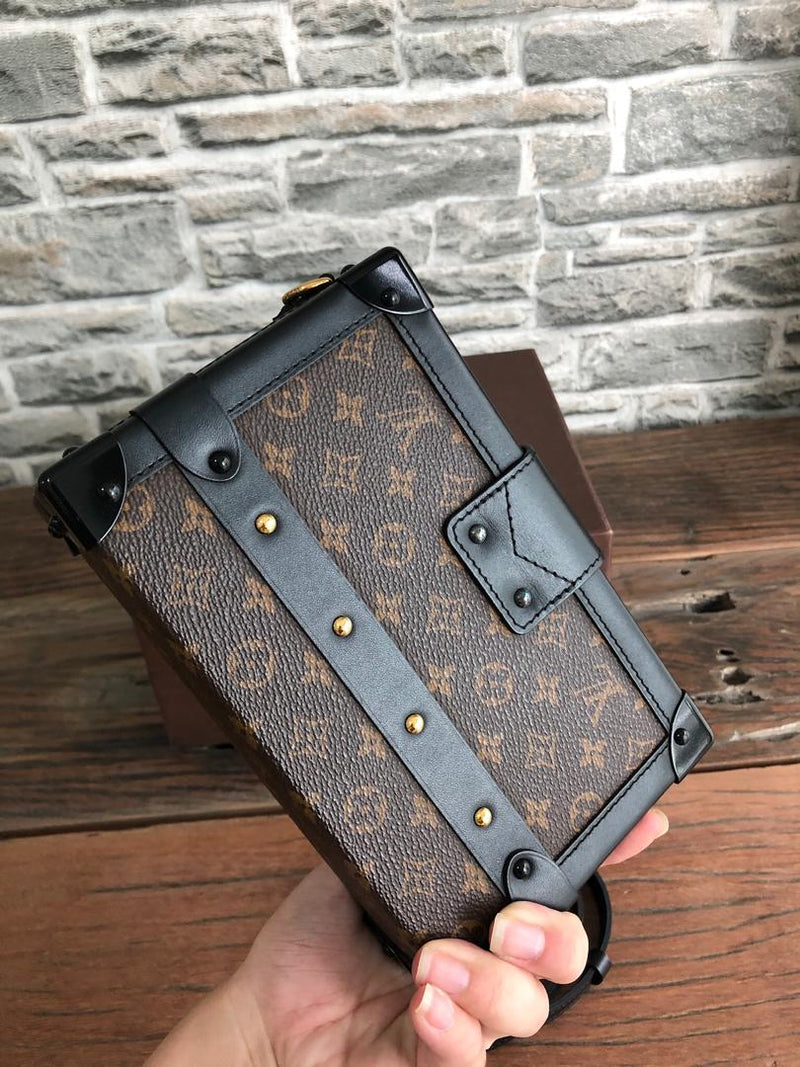 Louis Vuitton Petite Malle Handbag Limited Edition Time Trunk at