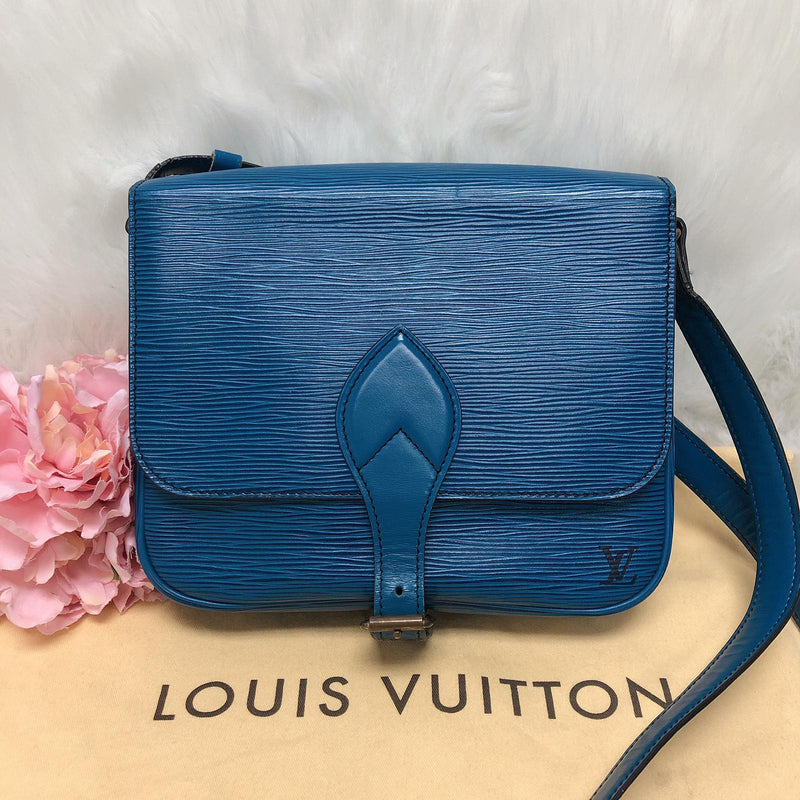 Louis Vuitton Cartouchiere Bag Crossbody Red Epi Leather Auction