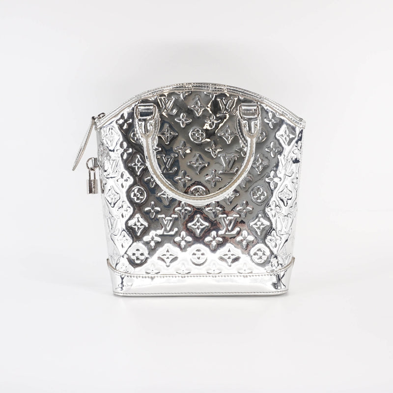 LOUIS VUITTON Monogram Miroir Lockit Silver 1241981