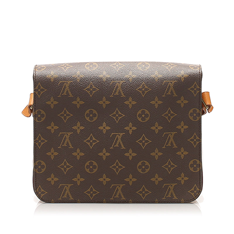 Louis Vuitton Cartouchiere Monogram Leather Crossbody Bag GM – Mint Market