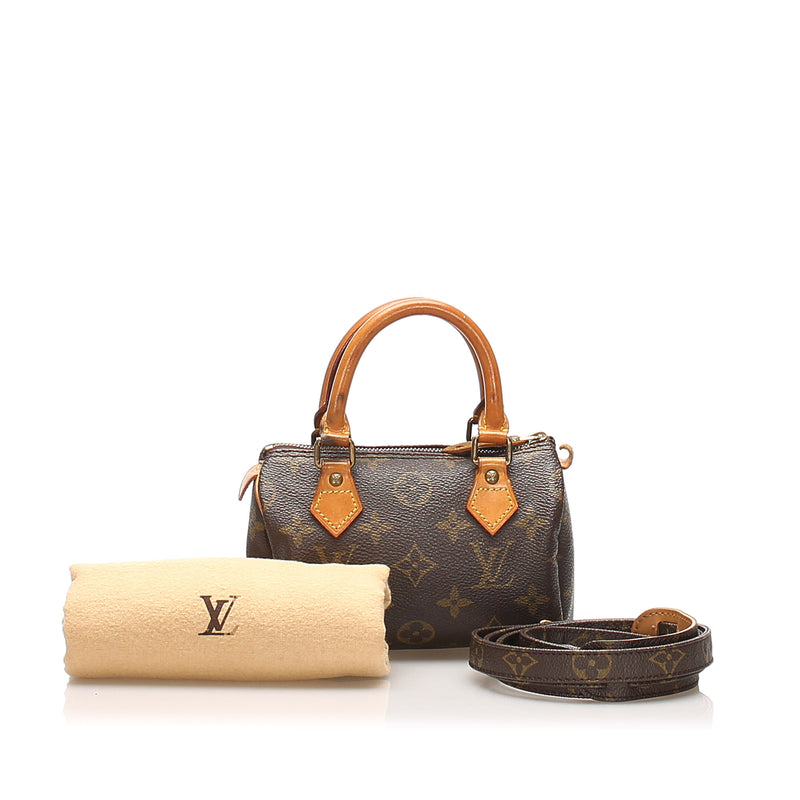 Louis Vuitton Monogram Mini Speedy Handbag – PETIT