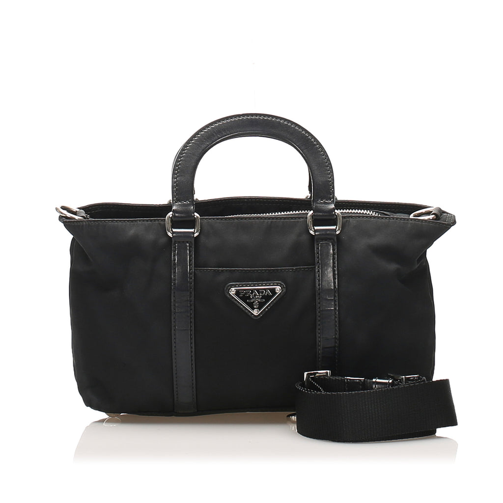 Tessuto Satchel Black