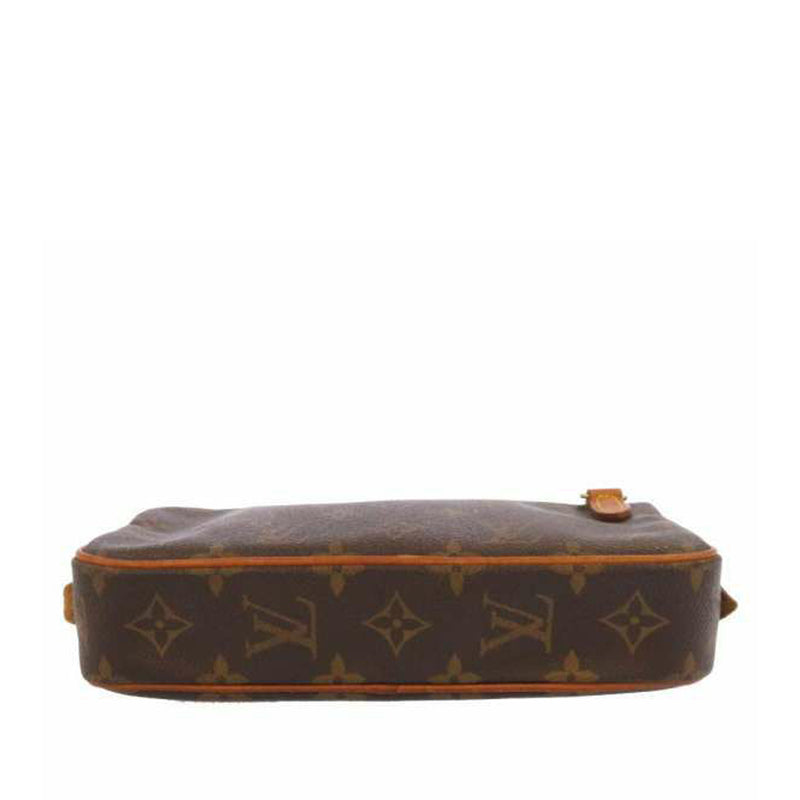 Louis Vuitton 100% Canvas Brown Monogram Pochette Marly