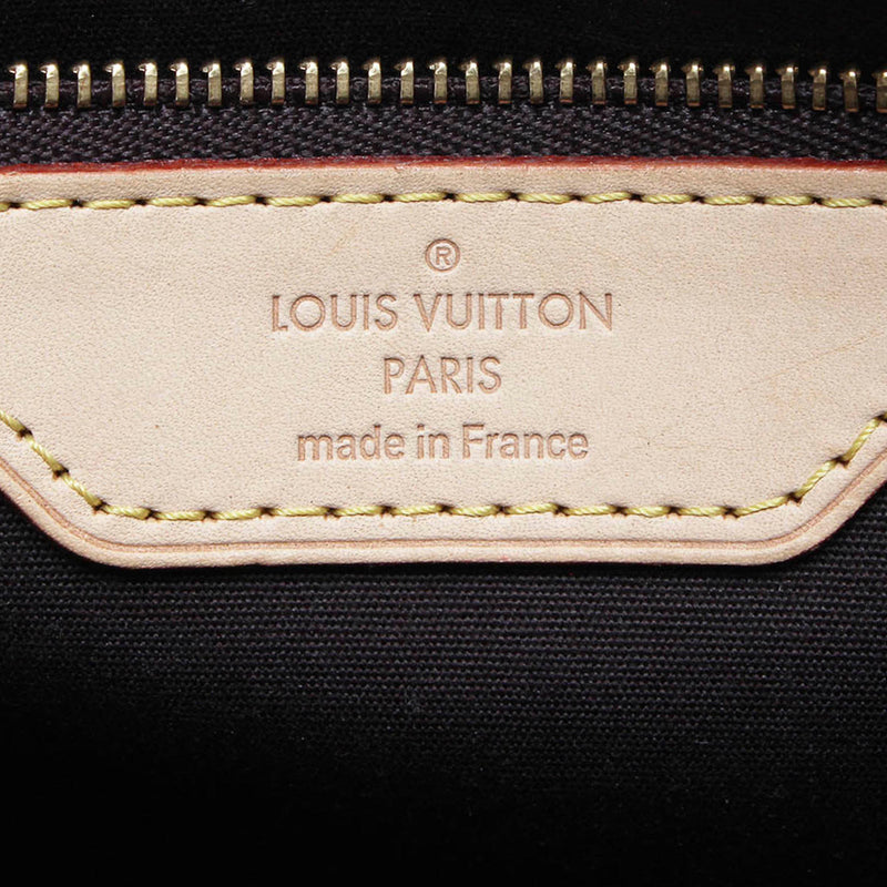 Louis Vuitton Purple Vernis Brea MM Brown Light brown Leather