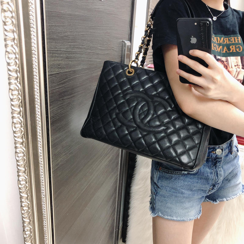 chanel grand shopping tote outfit｜TikTok Search