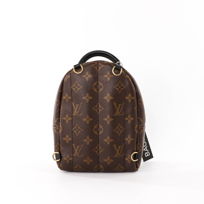 Louis Vuitton Canvas Monogram and Leather Palm Springs Mini Backpack  Monogram