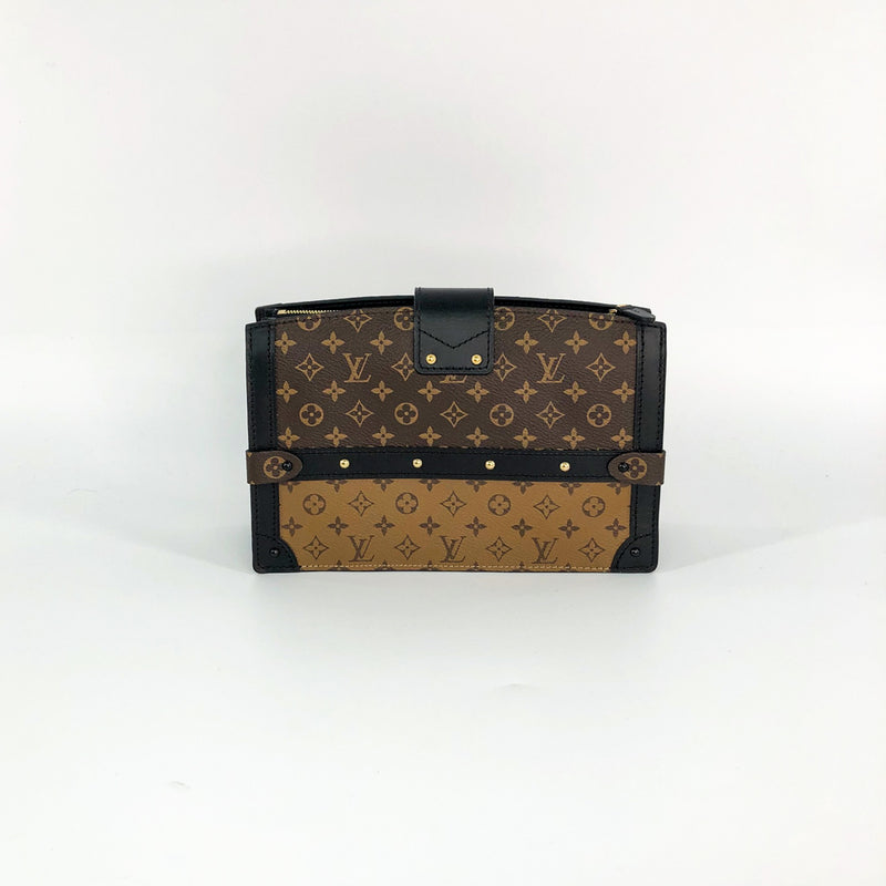 LV Trunk Clutch Reverse Monogram, Luxury, Bags & Wallets on Carousell
