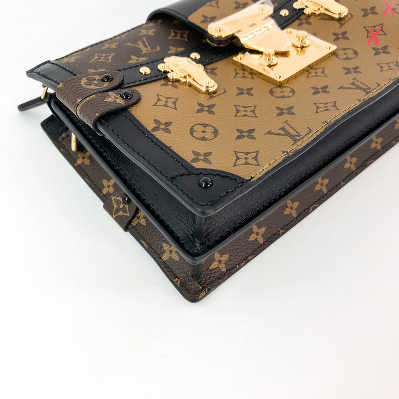 Louis Vuitton Monogram Reverse Canvas Trunk Clutch Bag - Yoogi's