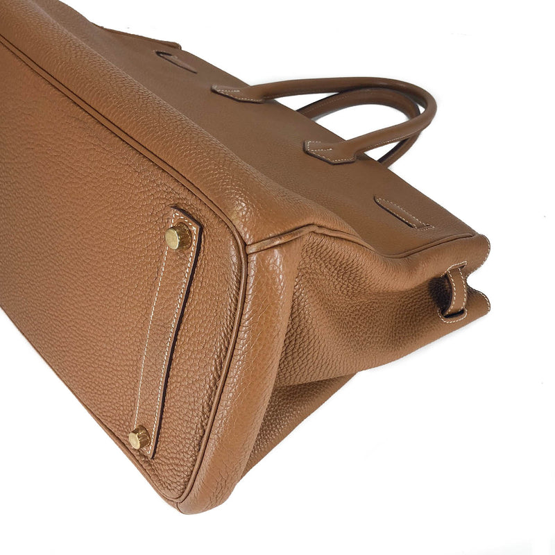 Vert Olive Clemence Leather Birkin 35 Gold Hardware, 2003, Handbags &  Accessories, 2021