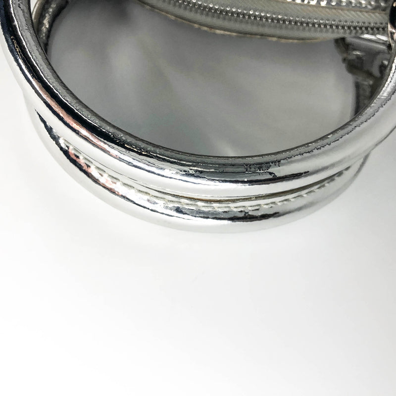 LOUIS VUITTON Monogram Miroir Lockit Silver 1241981