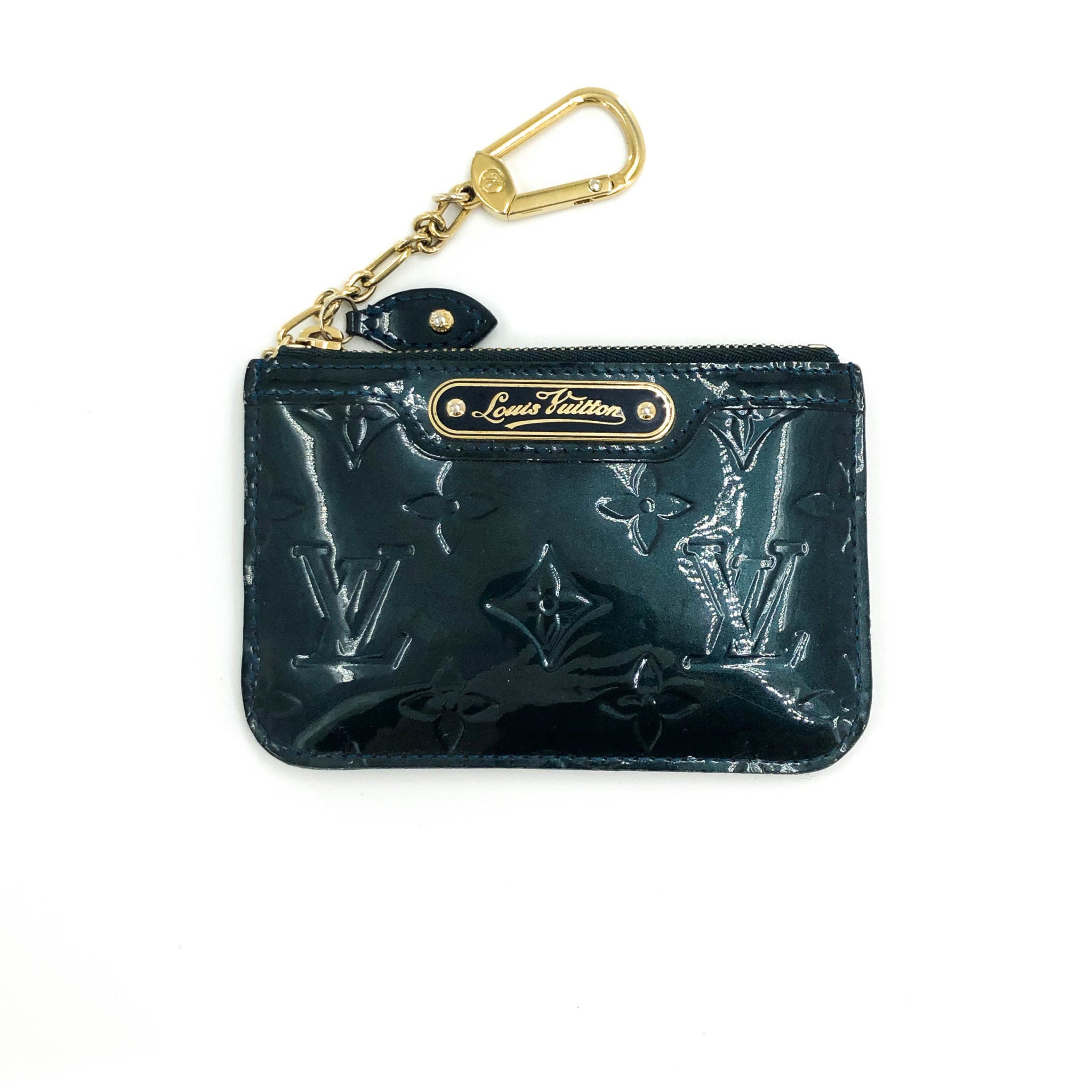 Louis vuitton patent leather best sale key pouch