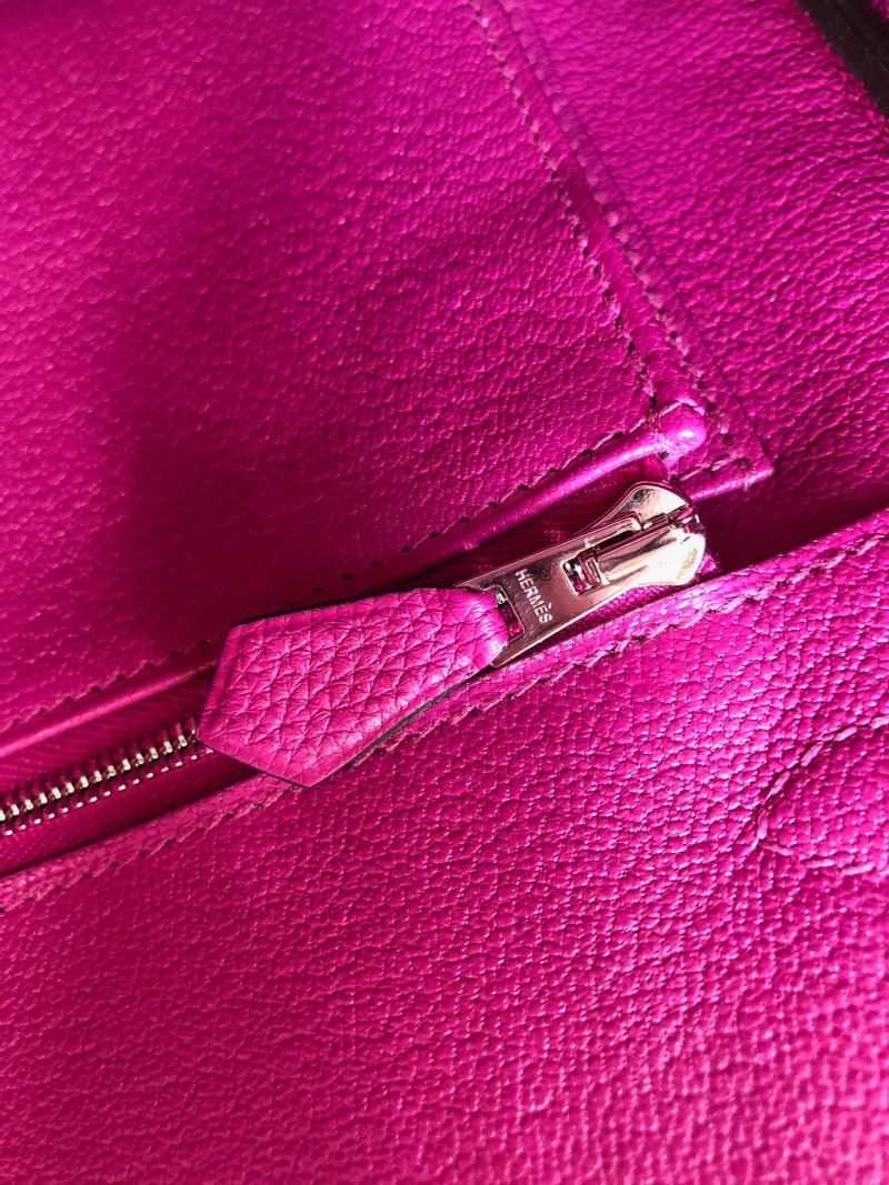 Hermès Rouge Braise Togo Leather Birkin with Palladium Hardware