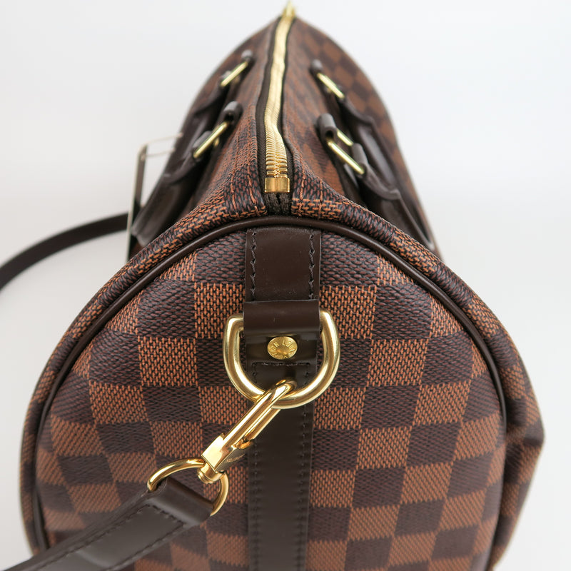 Speedy 35 Bandouliere Damier Ebene Leather