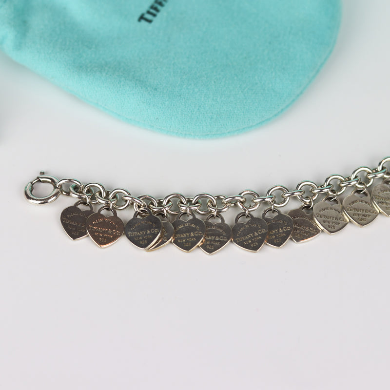 Return to Tiffany® Heart Tag Bracelet in Silver