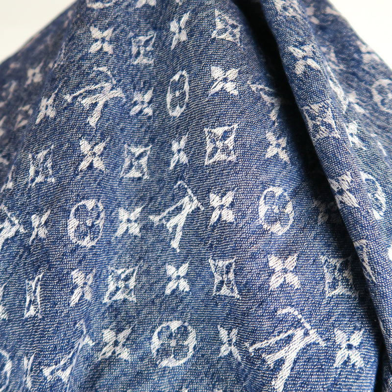 Louis Vuitton Monogram Denim 2014 Shawl - Blue Scarves and Shawls,  Accessories - LOU782553