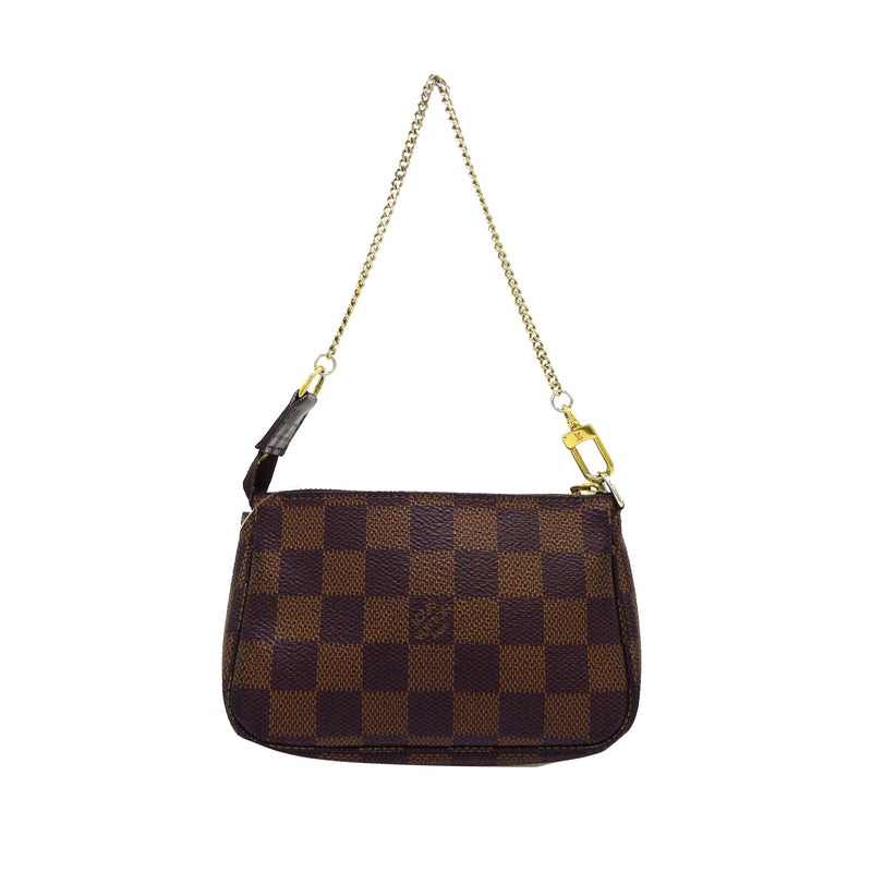 Louis Vuitton Damier Azur Mini Pochette Accessoires Hand Pouch