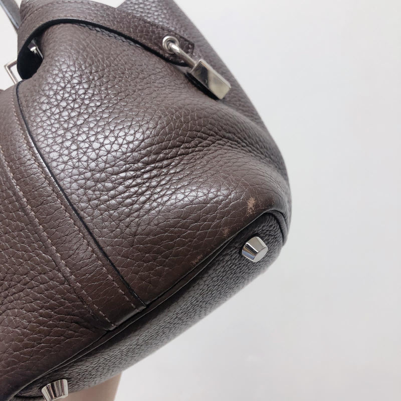 Hermes Anemone Taurillon Clemence Leather Picotin Lock 18 Bag Hermes