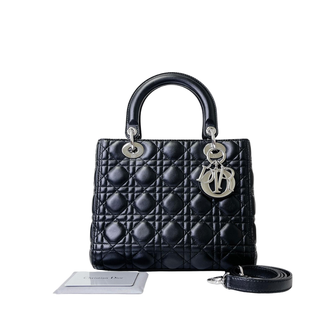 Lady dior lambskin sale