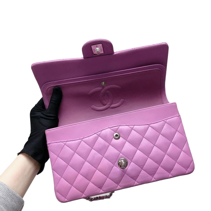 Classic Double Flap Medium Bag Pink SHW