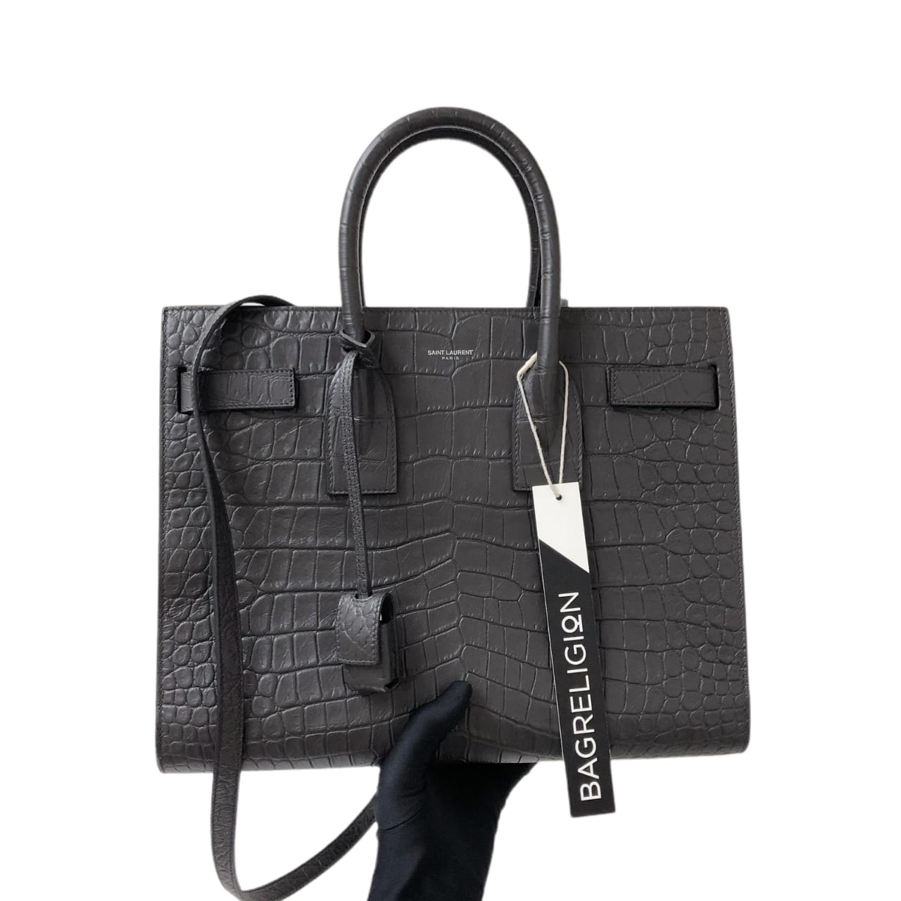 Croc embossed discount sac de jour