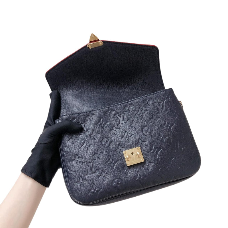 Louis Vuitton, Bags, Louis Vuitton Metis Hobo Monogram Empreinte Shoulder  Bag Maroon