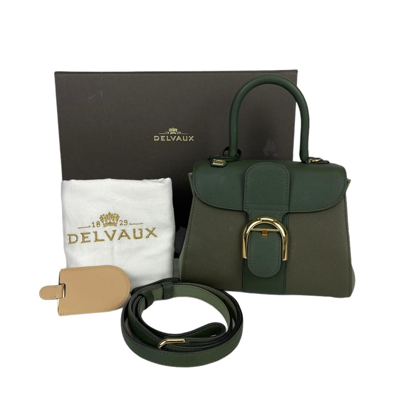 Shop DELVAUX Brillant Casual Style Calfskin Plain Leather Elegant