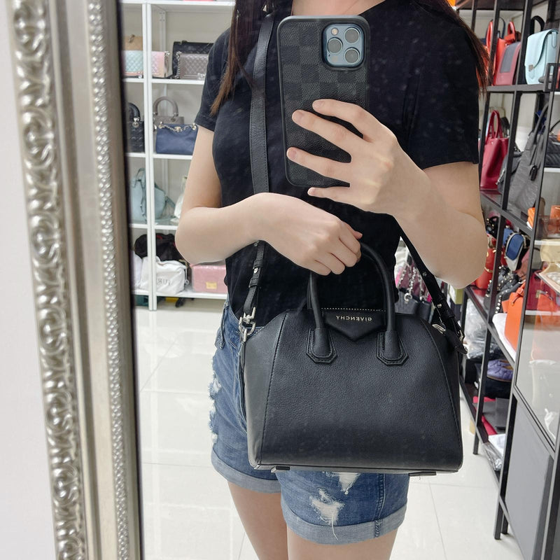 Givenchy Mini Antigona Monogram Top-Handle Bag