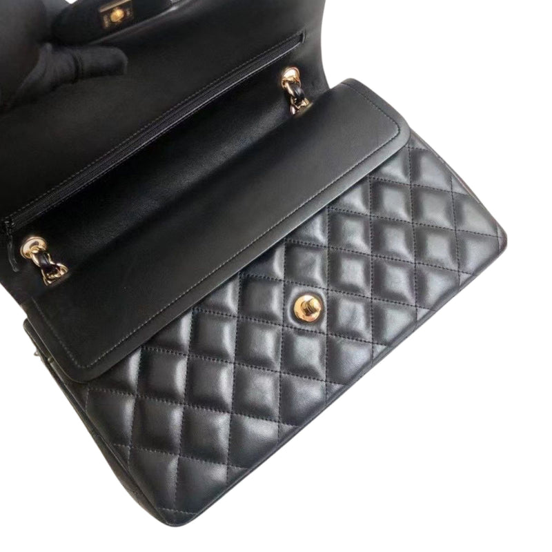 Classic Flap Jumbo Lambskin Black GHW