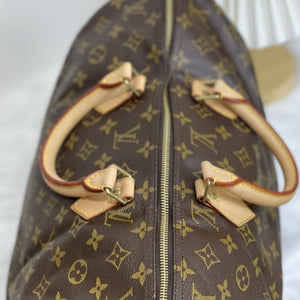 Monogram Speedy 40 Coated Canvas Brown GHW