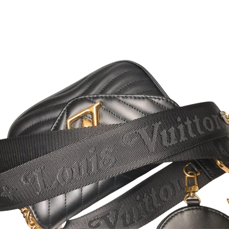 Louis Vuitton, Bags, Stunning Rare Louis Vuitton New Wave Bumbag Black