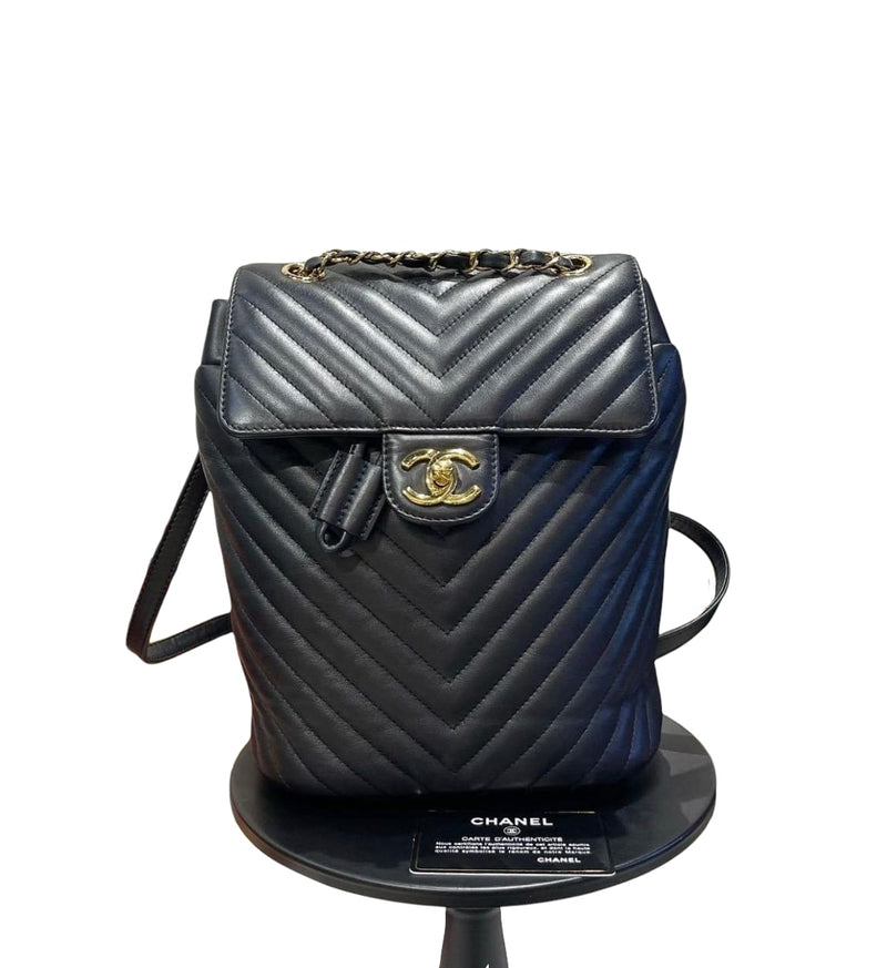 Small Chevron Urban Spirit Black GHW