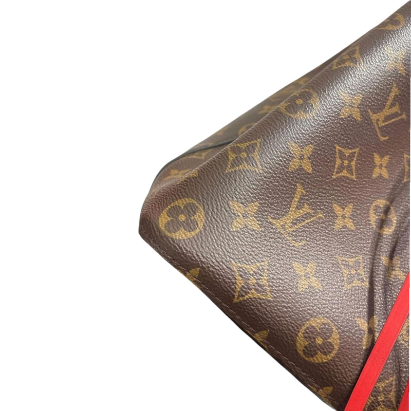 Authentic LOUIS VUITTON Monogram Neonoe Coquelicot Red Crossbody Handbag Bag
